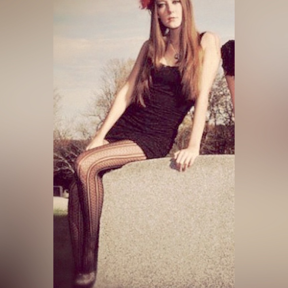 Moda International Y2K Black Lace Dress